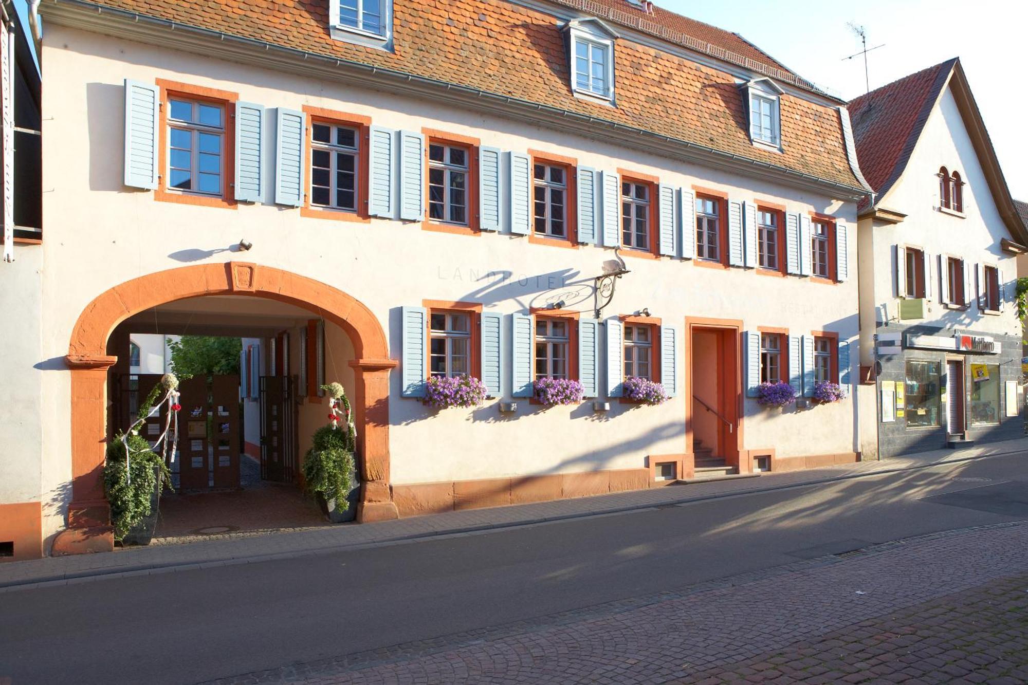 Landhotel Zum Schwanen Mit Restaurant Mona Liza Osthofen Bagian luar foto