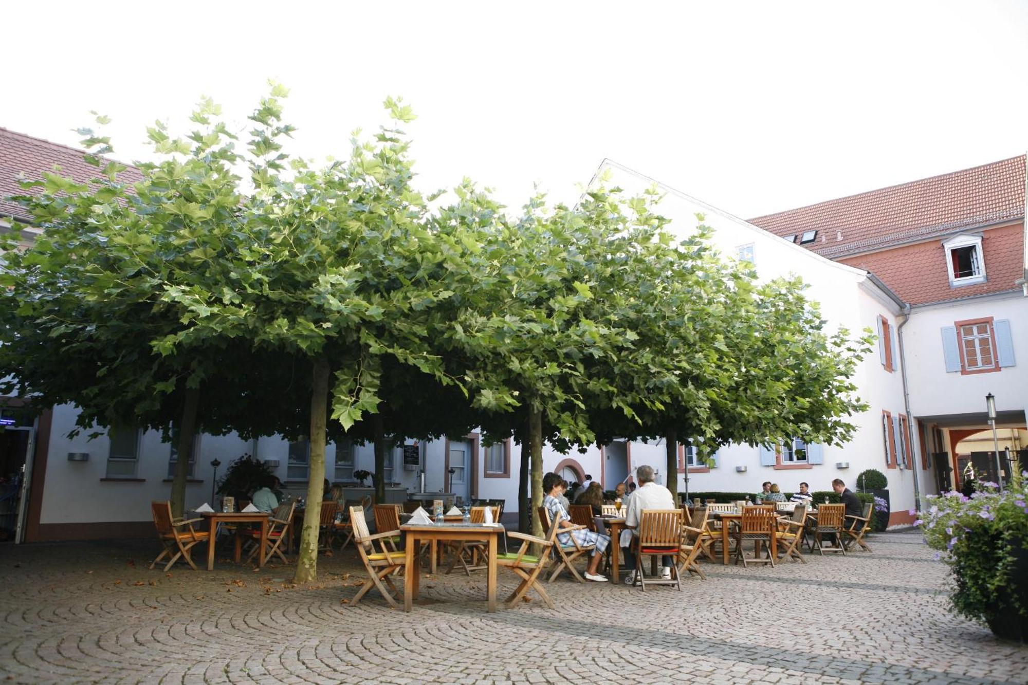 Landhotel Zum Schwanen Mit Restaurant Mona Liza Osthofen Bagian luar foto